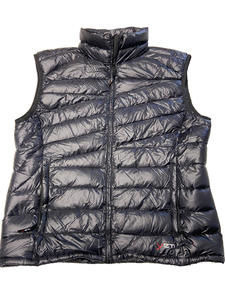 Mens YETI Black Next To Nothing Goose Down Puffer Vest Sz M